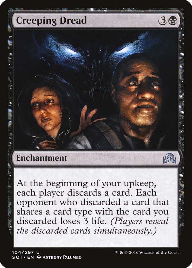 Magic the Gathering Card - Creeping Dread - MTG Circle