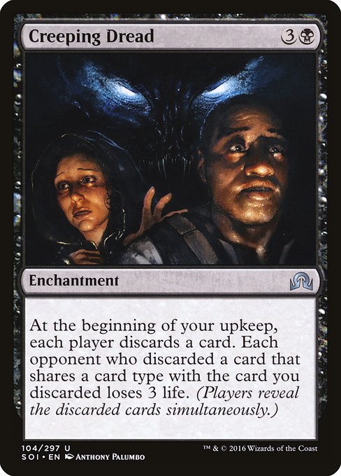 Magic the Gathering Card - Creeping Dread - MTG Circle