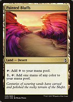 Magic the Gathering Card - Painted Bluffs - MTG Circle