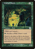 Magic the Gathering Card - Wall of Mulch - MTG Circle