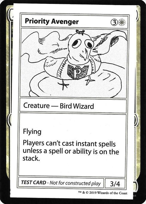 Magic the Gathering Card - Priority Avenger - MTG Circle