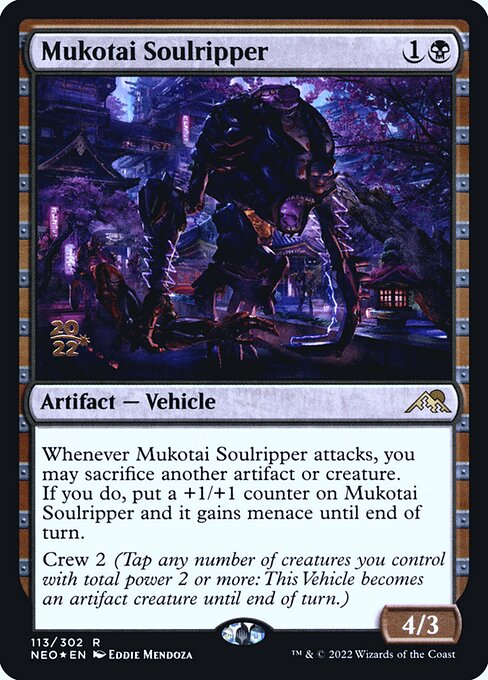 Magic the Gathering Card - Mukotai Soulripper - MTG Circle