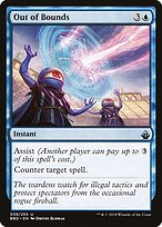 Magic the Gathering Card - Out of Bounds - MTG Circle