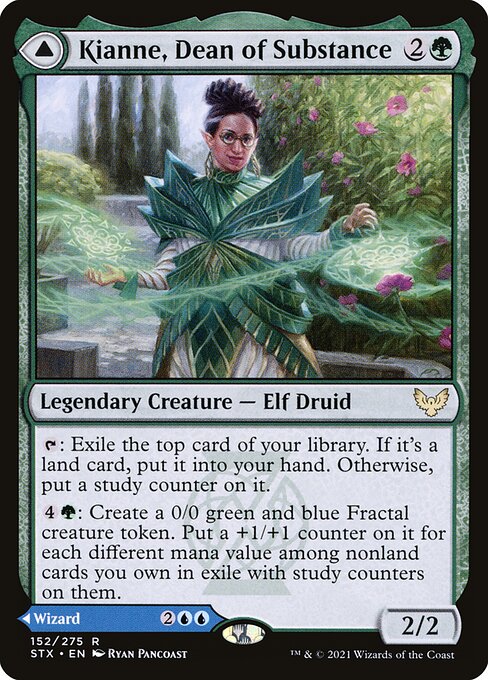 Magic the Gathering Card - Kianne, Dean of Substance - MTG Circle