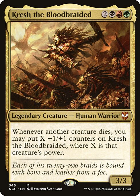 Magic the Gathering Card - Kresh the Bloodbraided - MTG Circle