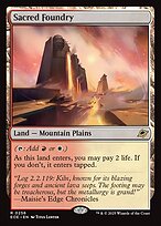 Magic the Gathering Card - Sacred Foundry - MTG Circle