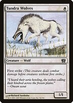 Magic the Gathering Card - Tundra Wolves - MTG Circle
