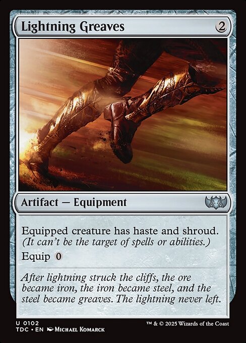Magic the Gathering Card - Lightning Greaves - MTG Circle