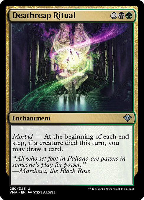 Magic the Gathering Card - Deathreap Ritual - MTG Circle