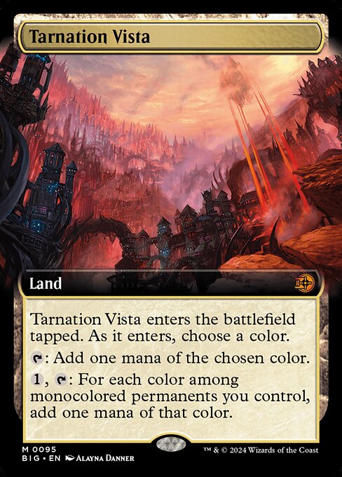 Magic the Gathering Card - Tarnation Vista - MTG Circle