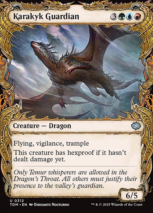 Magic the Gathering Card - Karakyk Guardian - MTG Circle