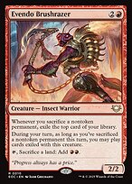 Magic the Gathering Card - Evendo Brushrazer - MTG Circle