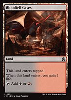 Magic the Gathering Card - Bloodfell Caves - MTG Circle