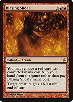 Magic the Gathering Card - Blazing Shoal - MTG Circle