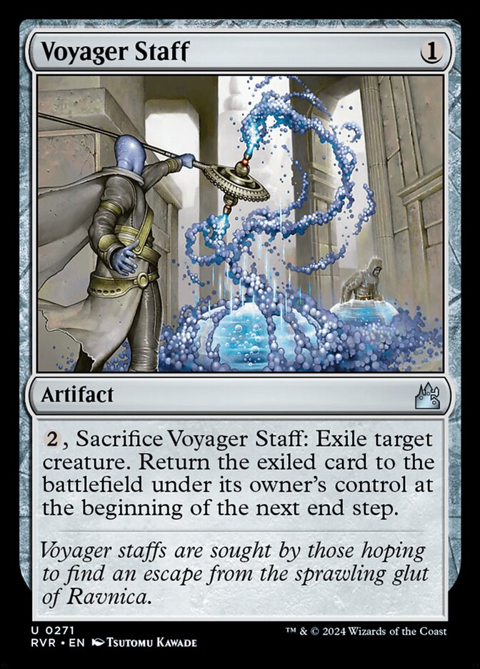 Magic the Gathering Card - Voyager Staff - MTG Circle