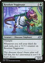 Magic the Gathering Card - Resolute Veggiesaur - MTG Circle