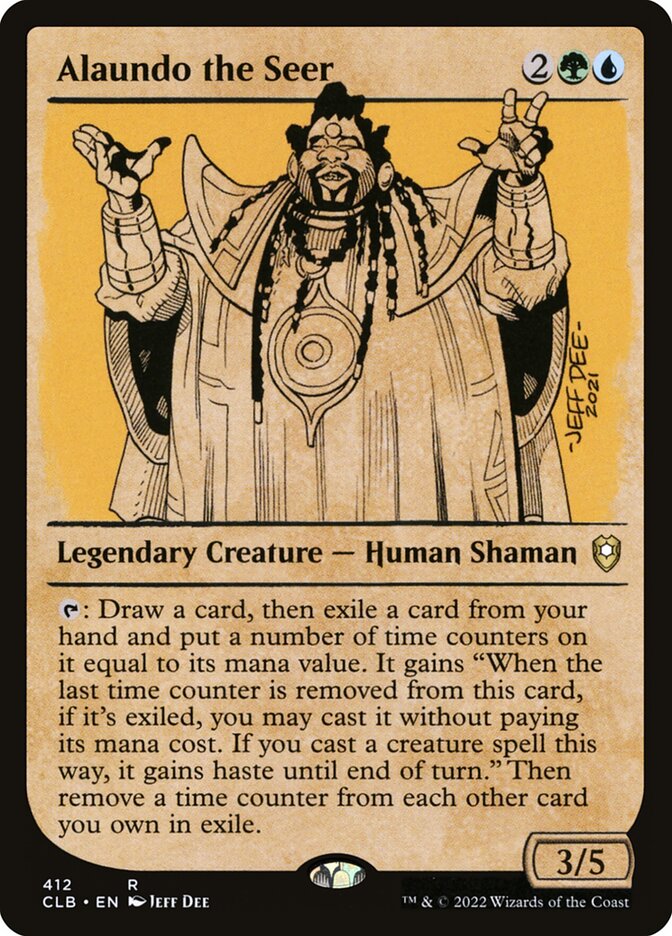 Magic the Gathering Card - Alaundo the Seer - MTG Circle