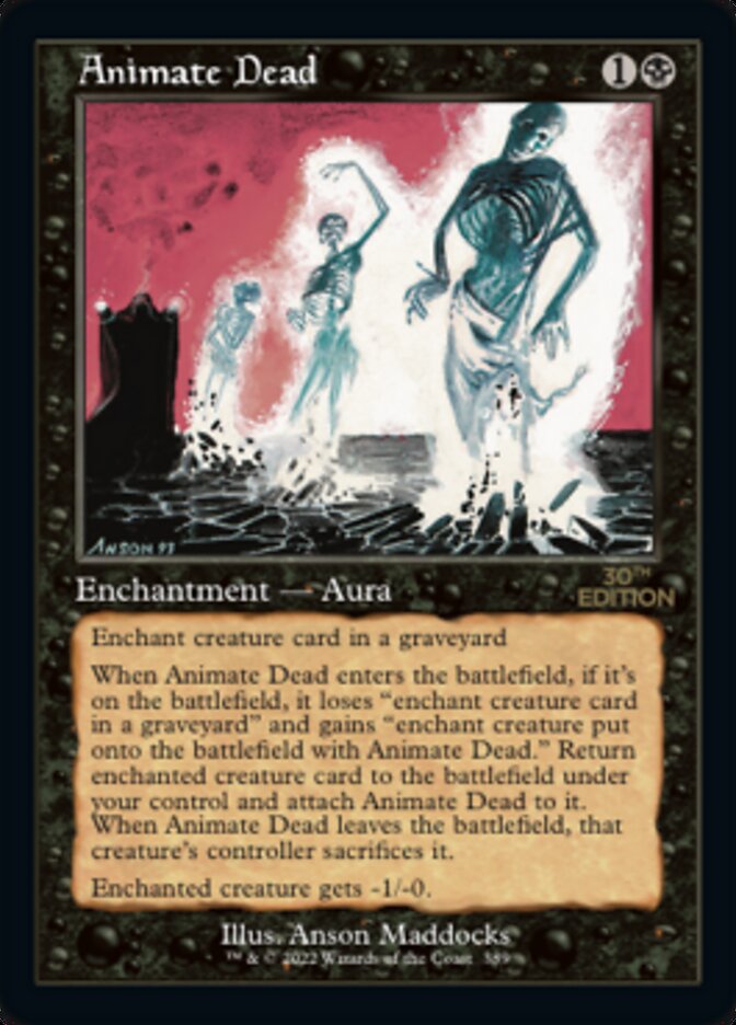 Magic the Gathering Card - Animate Dead - MTG Circle