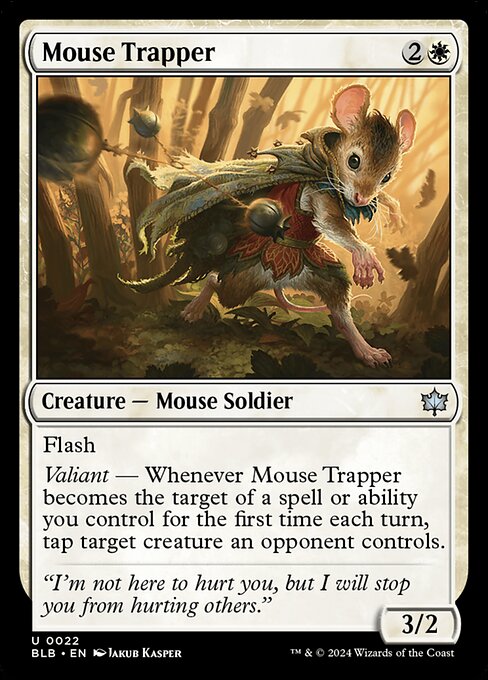 Magic the Gathering Card - Mouse Trapper - MTG Circle
