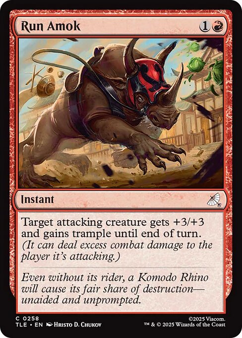 Magic the Gathering Card - Run Amok - MTG Circle