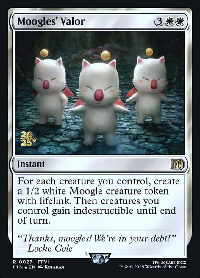 Magic the Gathering Card - Moogles' Valor - MTG Circle