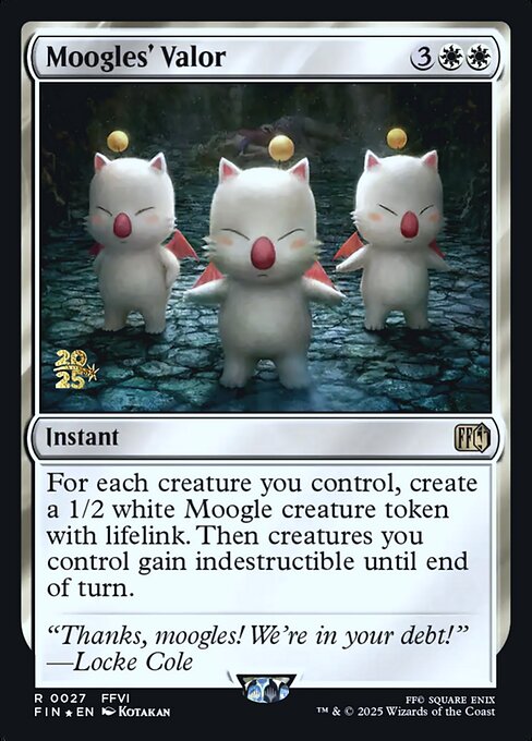 Magic the Gathering Card - Moogles' Valor - MTG Circle