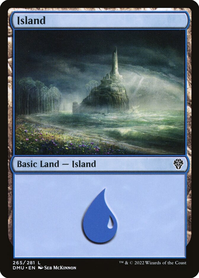 Magic the Gathering Card - Island - MTG Circle