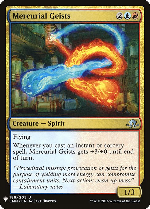 Magic the Gathering Card - Mercurial Geists - MTG Circle