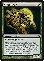 Magic the Gathering Card - Might Sliver - MTG Circle