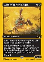 Magic the Gathering Card - Lumbering Worldwagon - MTG Circle