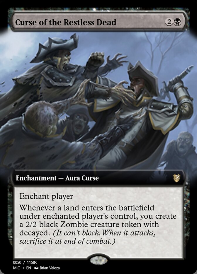 Magic the Gathering Card - Curse of the Restless Dead - MTG Circle