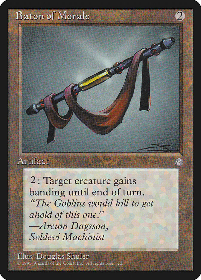 Magic the Gathering Card - Baton of Morale - MTG Circle