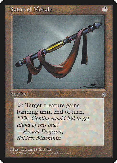 Magic the Gathering Card - Baton of Morale - MTG Circle