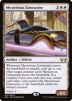 Magic the Gathering Card - Mysterious Limousine - MTG Circle