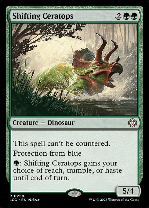 Magic the Gathering Card - Shifting Ceratops - MTG Circle