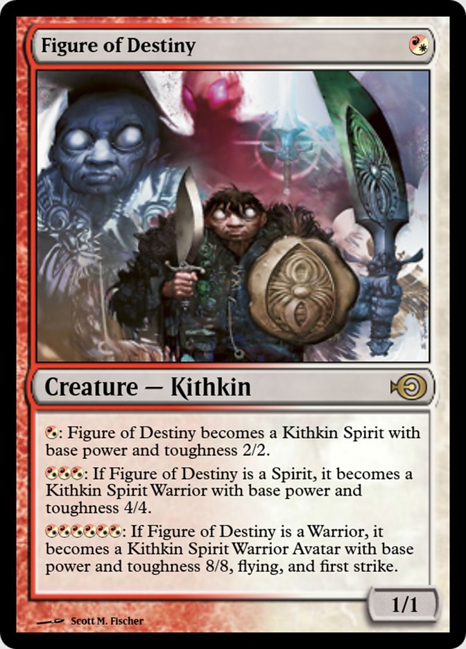Magic the Gathering Card - Figure of Destiny - MTG Circle