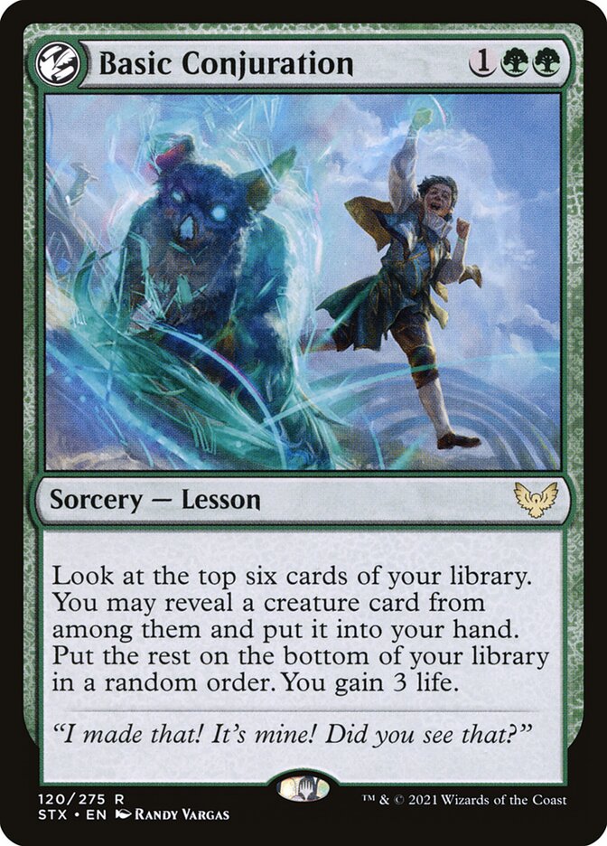 Magic the Gathering Card - Basic Conjuration - MTG Circle