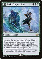 Magic the Gathering Card - Basic Conjuration - MTG Circle