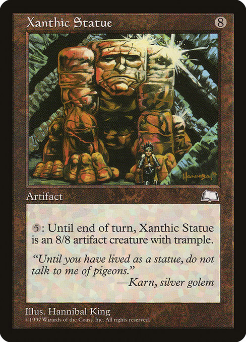 Magic the Gathering Card - Xanthic Statue - MTG Circle