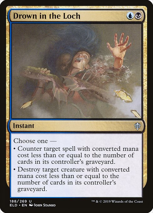 Magic the Gathering Card - Drown in the Loch - MTG Circle