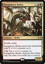 Magic the Gathering Card - Savageborn Hydra - MTG Circle