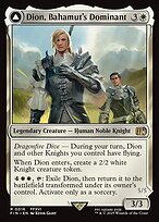 Magic the Gathering Card - Dion, Bahamut's Dominant // Bahamut, Warden of Light - MTG Circle