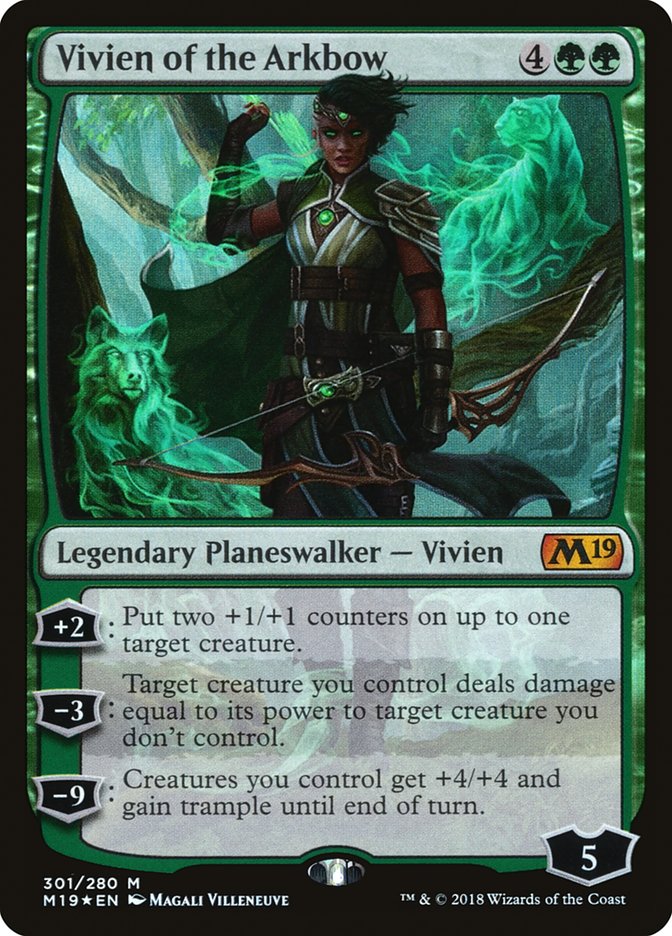 Magic the Gathering Card - Vivien of the Arkbow - MTG Circle
