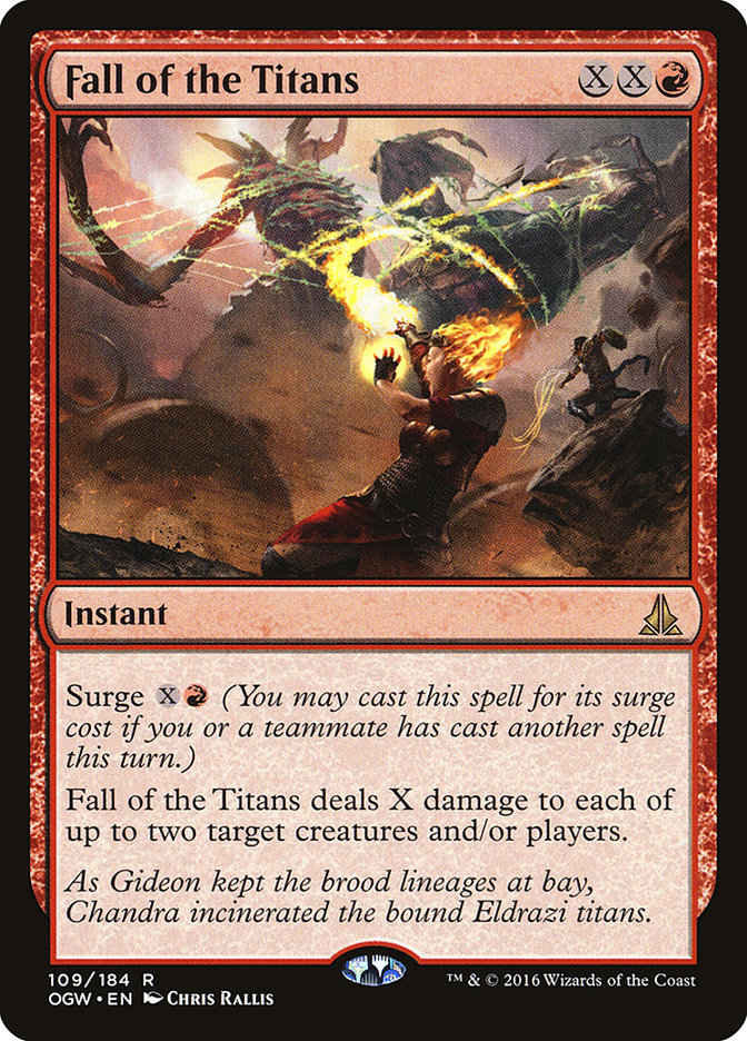 Magic the Gathering Card - Fall of the Titans - MTG Circle