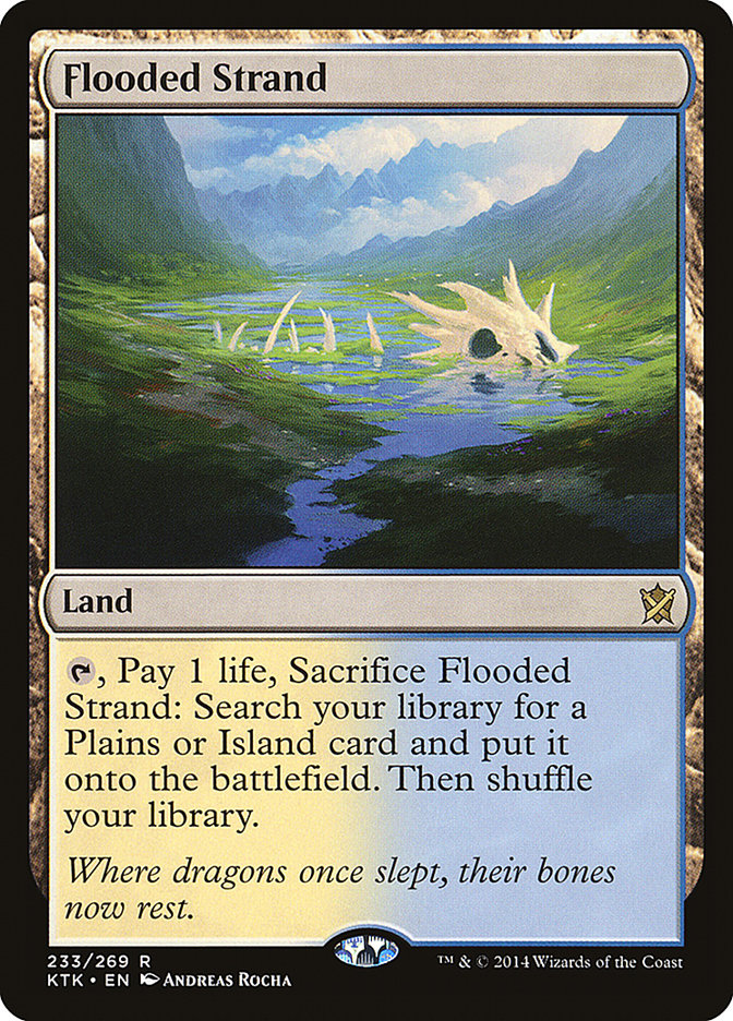 Magic the Gathering Card - Flooded Strand - MTG Circle