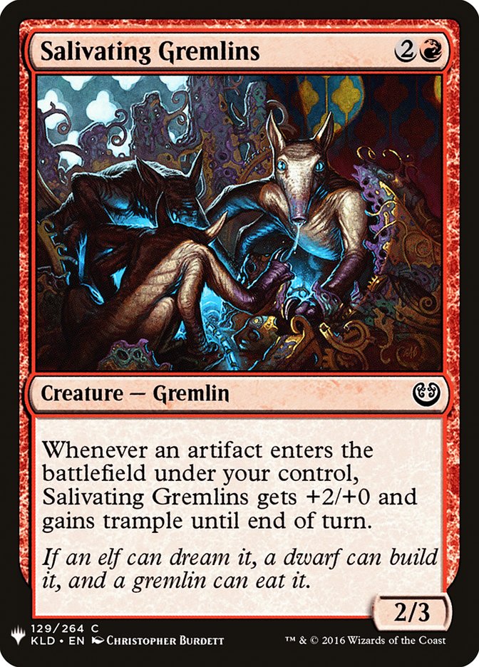 Magic the Gathering Card - Salivating Gremlins - MTG Circle