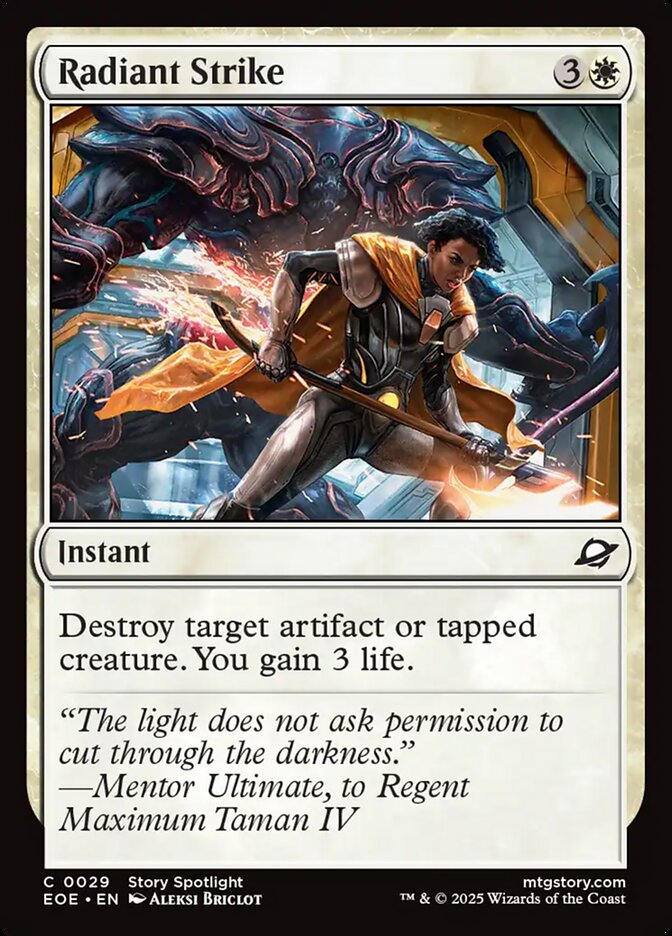 Magic the Gathering Card - Radiant Strike - MTG Circle
