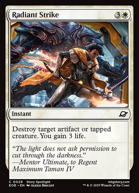 Magic the Gathering Card - Radiant Strike - MTG Circle