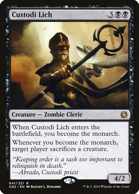 Magic the Gathering Card - Custodi Lich - MTG Circle