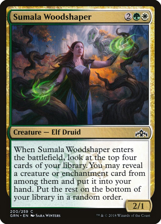 Magic the Gathering Card - Sumala Woodshaper - MTG Circle